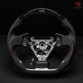 Revolve carbon fiber Flat Customized Sport Universal Steering Wheel For 2003-2008 G35 - revolvesteering